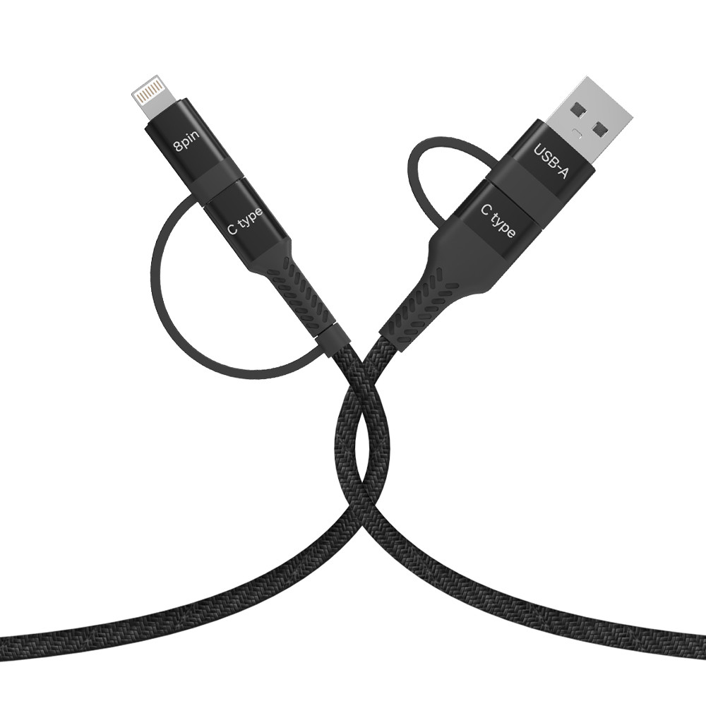 모락 리노 4in1 USB PD C타입 8핀 멀티 초고속 충전 케이블 MR-PD-RN4IN1 - 상세 이미지 5