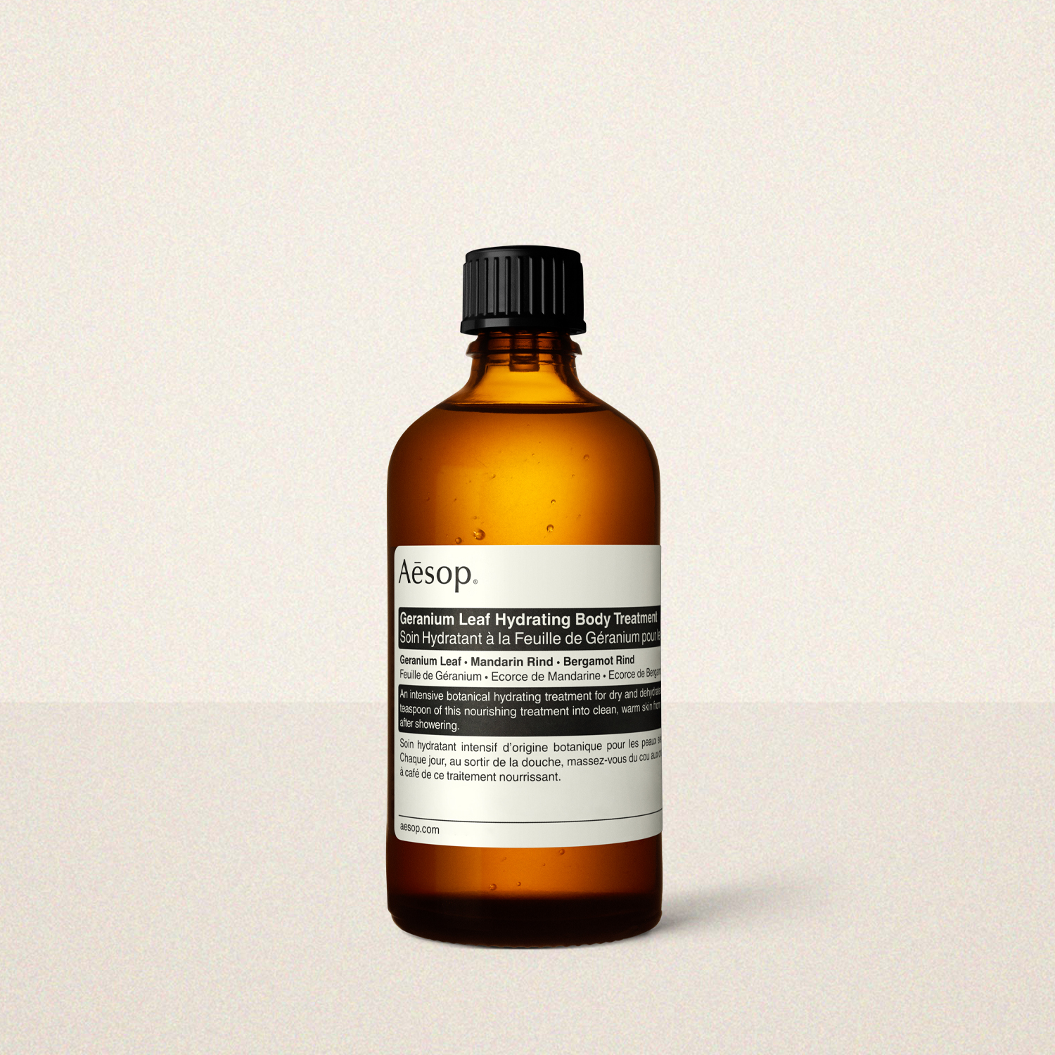 [이솝 공식] 제라늄 리프 하이드레이팅 바디 트리트먼트 (바디오일) 100mL : 이솝스킨케어