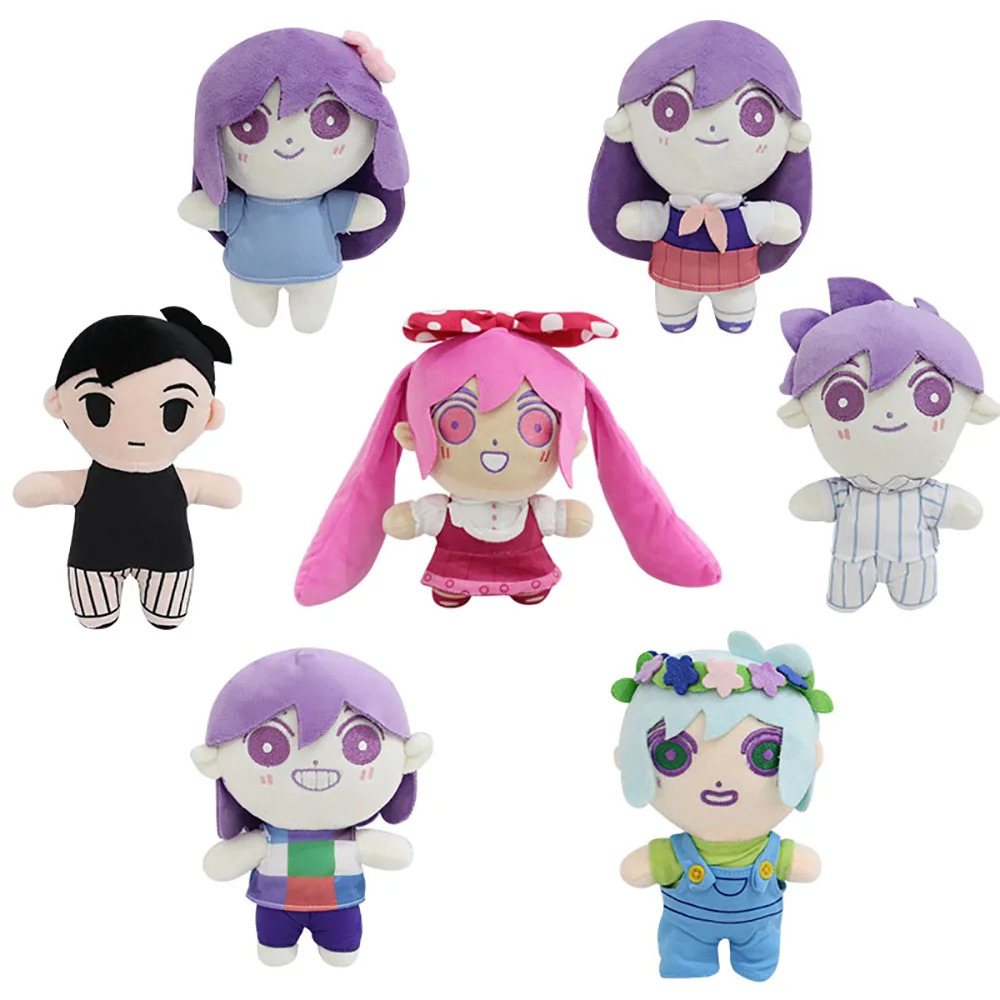 omori 오모리 게임 써니 오브리 켈 히로 대형 애착 인형 피규어 키링 굿즈 베실 바질 히어로 켈마리 연인 봉제 8 인치 20cm : 미야코거북이