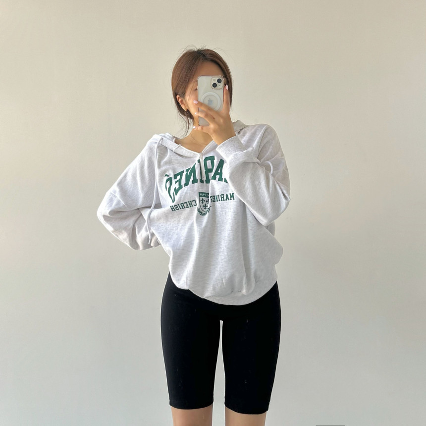 [무료배송]마린 후드집업 후드티 빅사이즈 반집업 시밀러룩 츄리닝 레이어드 오버핏후드티 사계절내내 휴양지룩 여행룩 힙커버 롱 루즈 상세 이미지 38