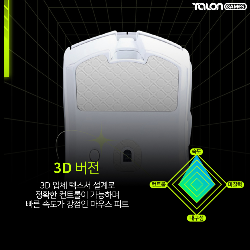 레이저 데스에더 V3 PRO 마우스피트 데브삼 3D 2개입 마우스스티커 탈론게임즈 - 상세 이미지 2