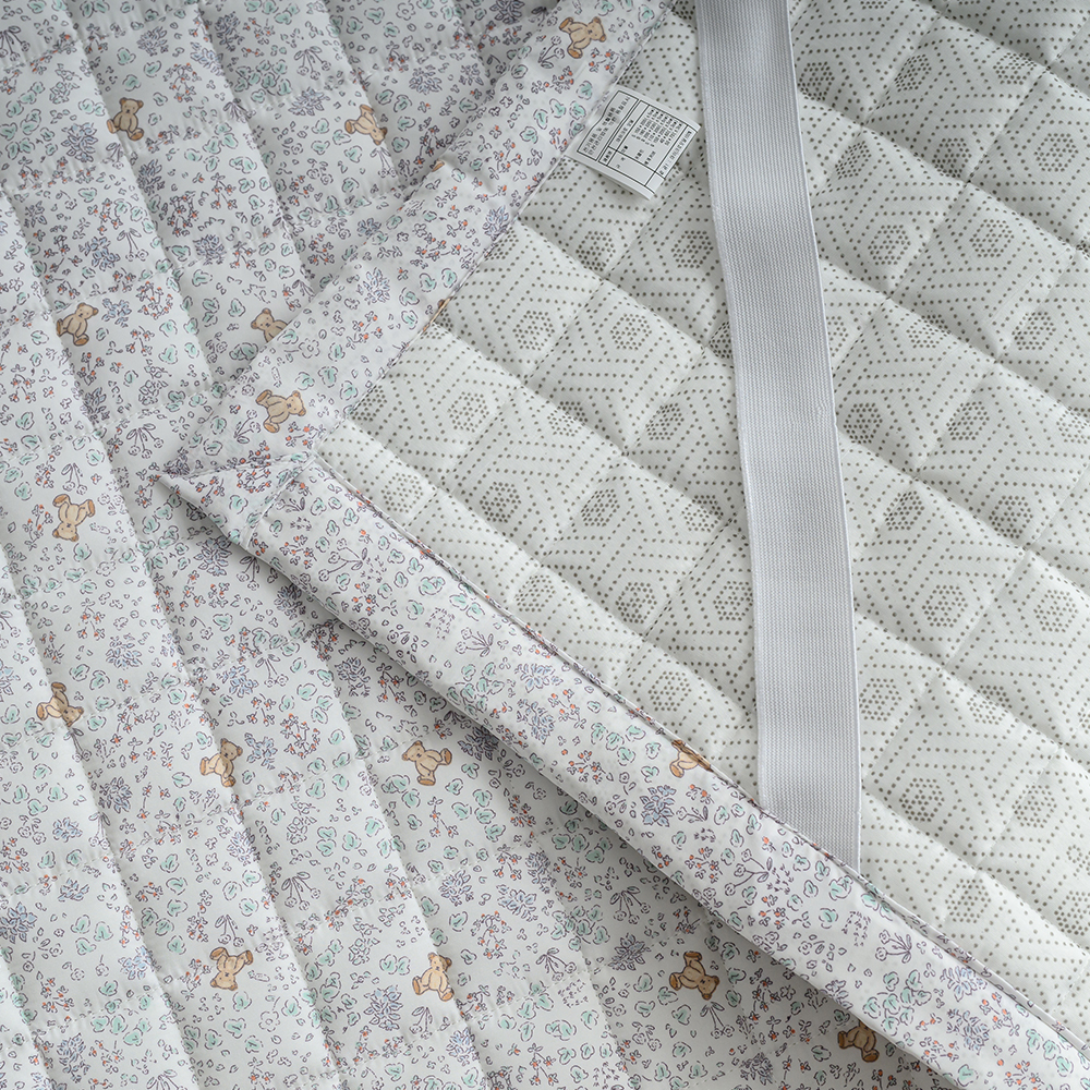 고정밴드패드 귀여운 곰돌이패턴 소미 SS Q 논슬립 침대패드