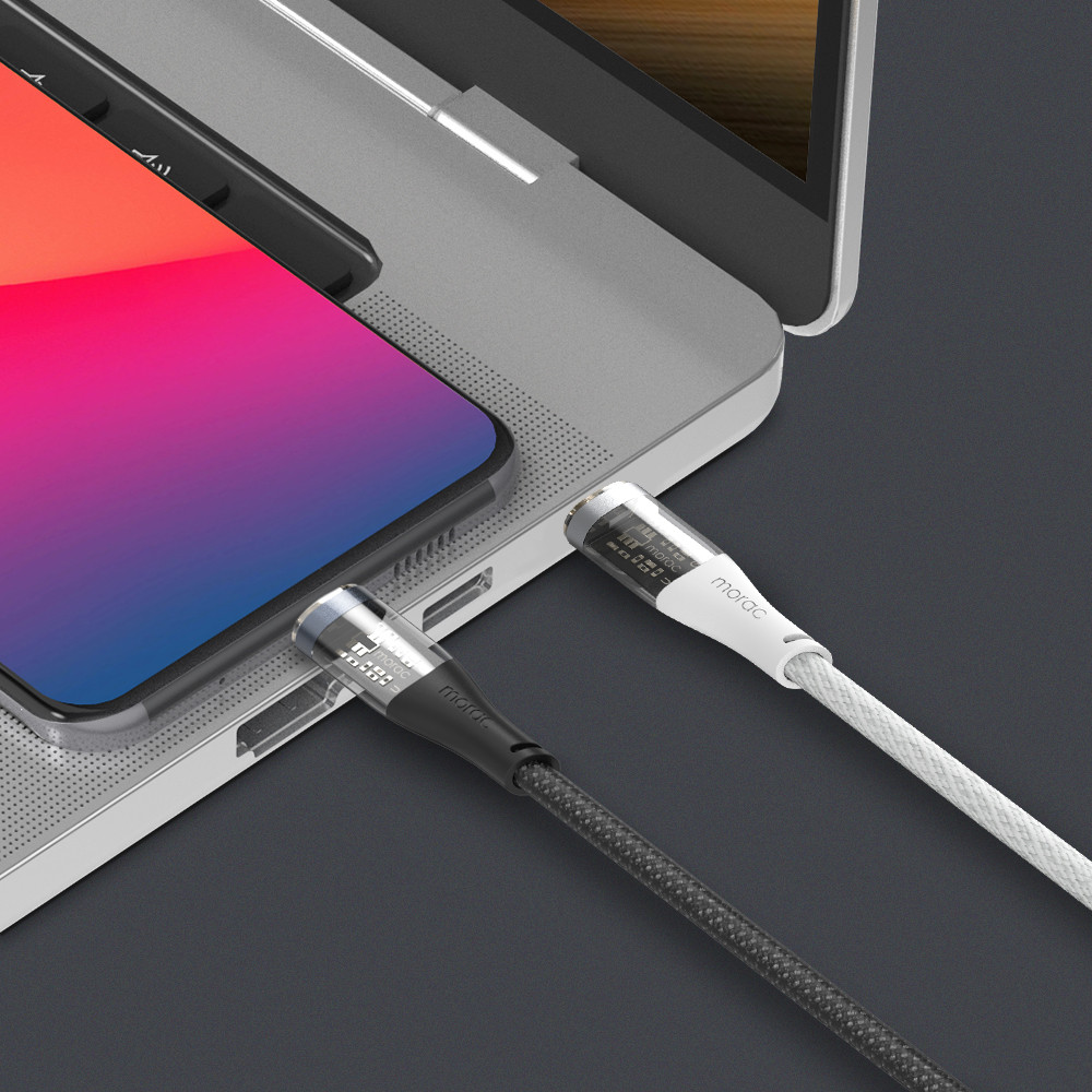 모락 비저블 60W USB C to C 타입 PD 초고속 충전 케이블 1.5m - 상세 이미지 4