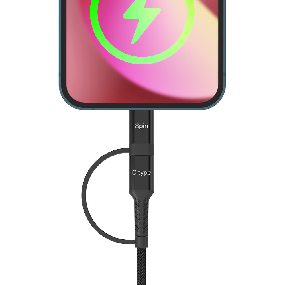 모락 리노 4in1 USB PD C타입 8핀 멀티 초고속 충전 케이블 MR-PD-RN4IN1 - 상세 이미지 4