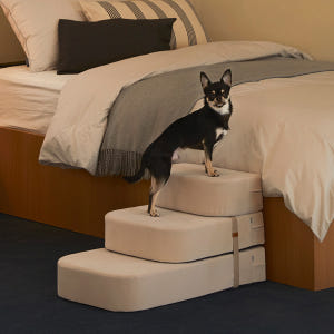 펫토 클린펫 계단 이지패브릭 강아지 고양이 논슬립 스텝 오트밀, 3단 솔직 후기 | 실제 사용자 리뷰 총정리 - 상품 이미지 4