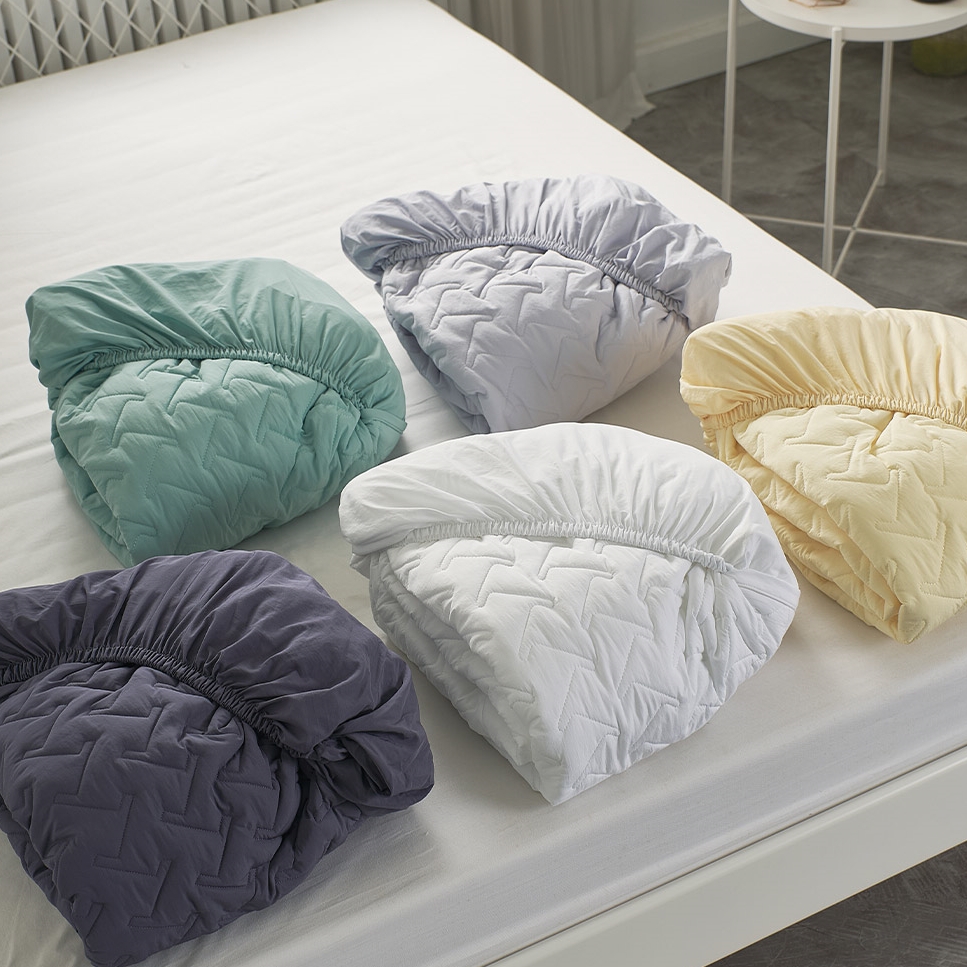 킹매트리스커버 침대커버킹 알러지케어 누빔 K 고양이털 안붙는 카바