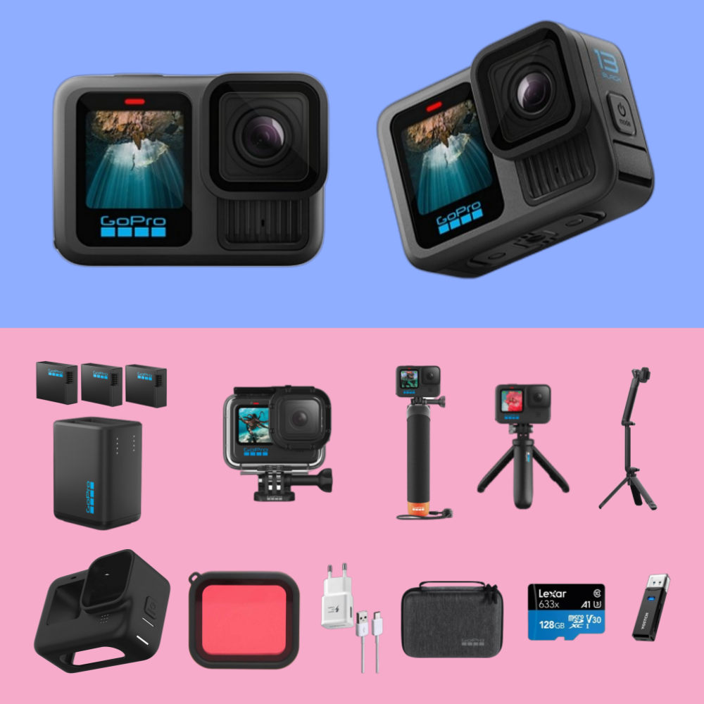 [대여/24시간 공항수령 반납] 고프로13 대여 렌탈 액션캠 풀패키지 인천공항 렌트 1일