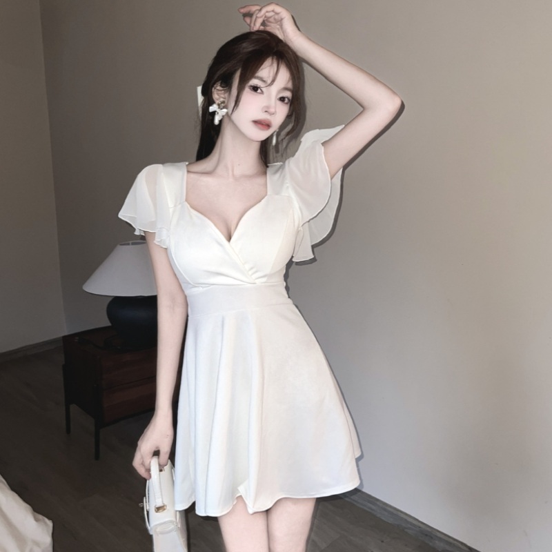 글램 원피스 러블리 홀복도매 홀복투피스 쉬폰 키작녀 - 상세 이미지 2