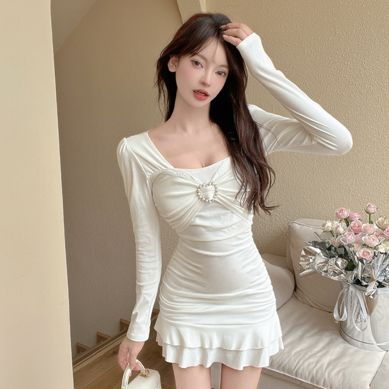 긴팔 BJ의상 섹시원피스 강남 클럽 BJ옷 - 상세 이미지 3