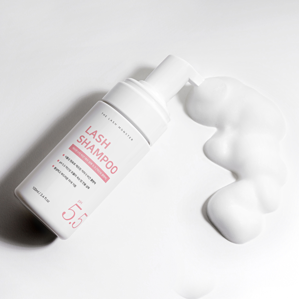 래쉬몬스터 비건 래쉬 샴푸 5.5 저자극 약산성 속눈썹 클렌져 100ml - 상세 이미지 5