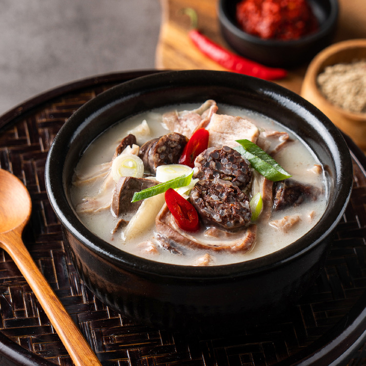 순대국 순대국밥 밀키트 피순대 650g 2인분 토종 돼지국밥 해장국 갈비탕 캠핑 요리 - 상세 이미지 4