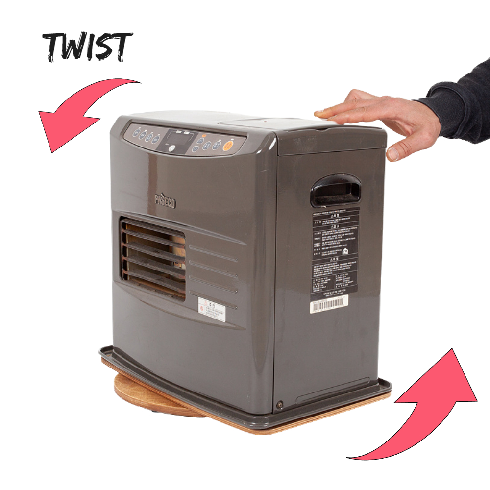 트위스트 5000 파세코캠프 팬히터 회전받침대 회전판