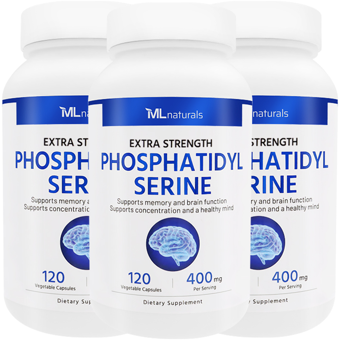 마이라이프 내추럴스 포스파티딜세린 400mg 알약 120캡슐, 3개 - 메인 이미지