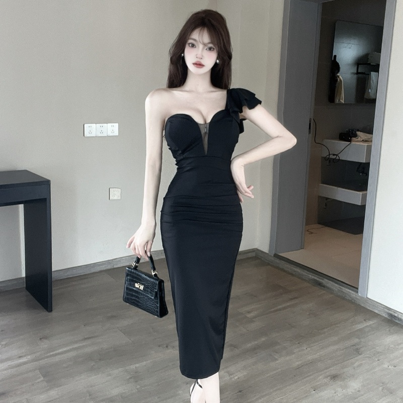 나이트복장 Bj옷 클럽원피스 슬림핏 홀복원피스 - 상세 이미지 3