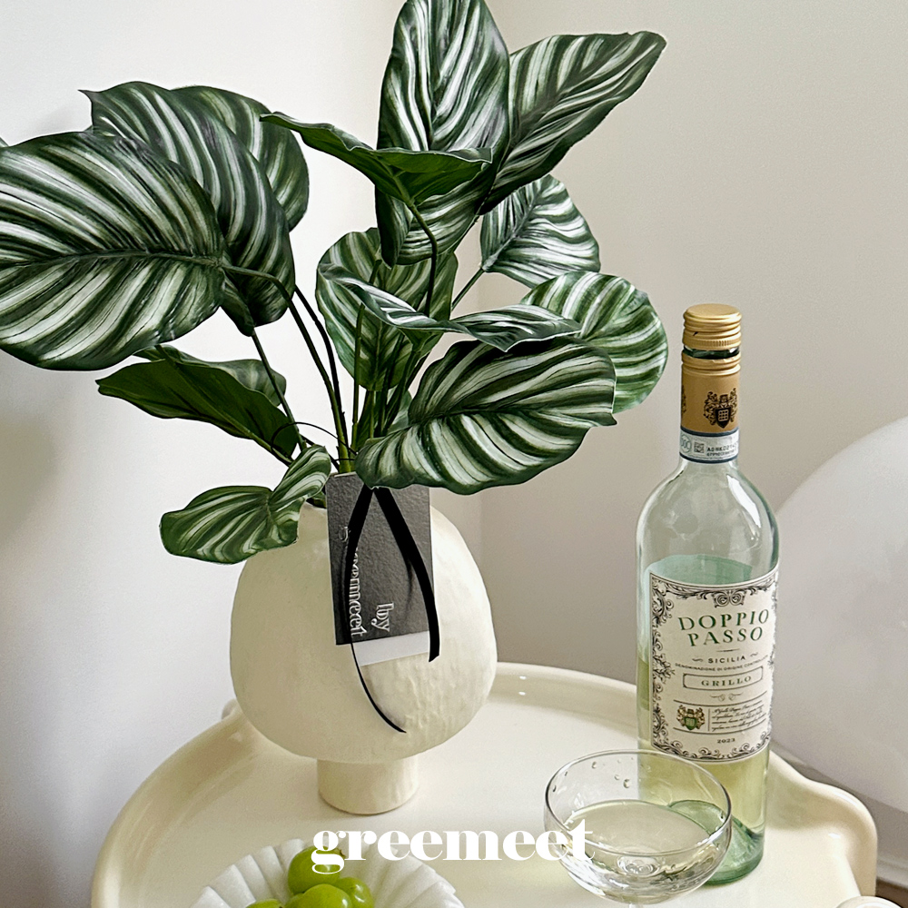 그리밋 진짜같은조화 인조식물 조화식물 인테리어조화 화분 세트 오르비폴리아 리얼플랜트