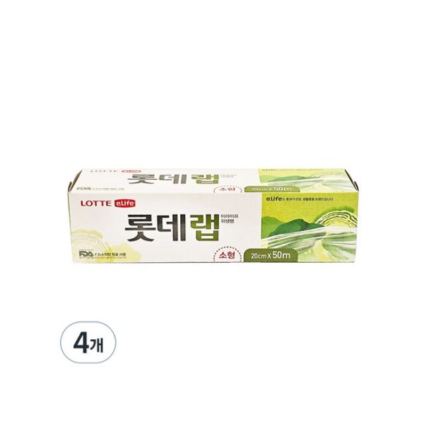 롯데 이라이프 랩 소 20 cm x 50 4개 m : 캡틴101