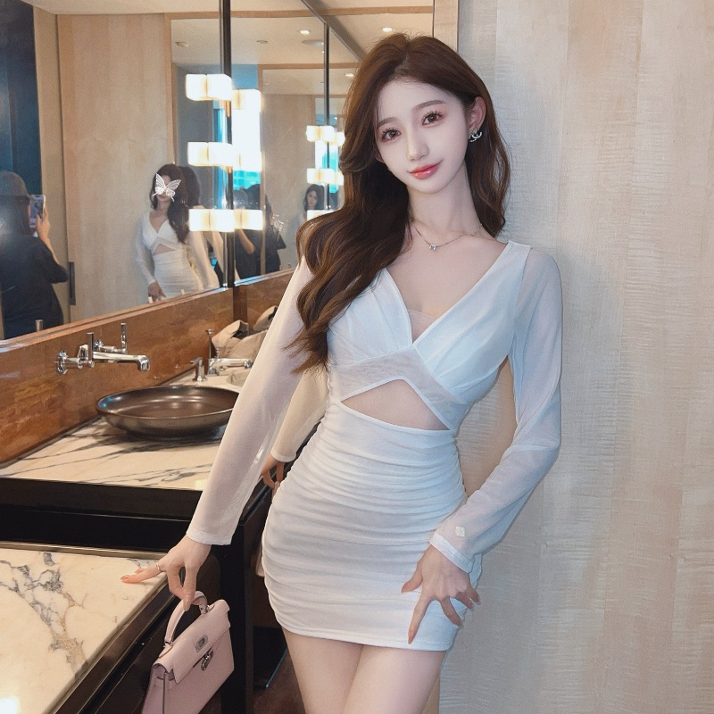 바디프로필 원피스 글래머 타이트 딱붙는 룸복 - 상세 이미지 3