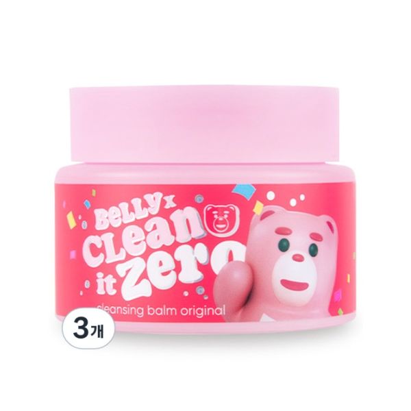 바닐라코 벨리곰 에디션 클린 잇 제로 오리지널 클렌징밤 100ml 3개 : 캡틴101