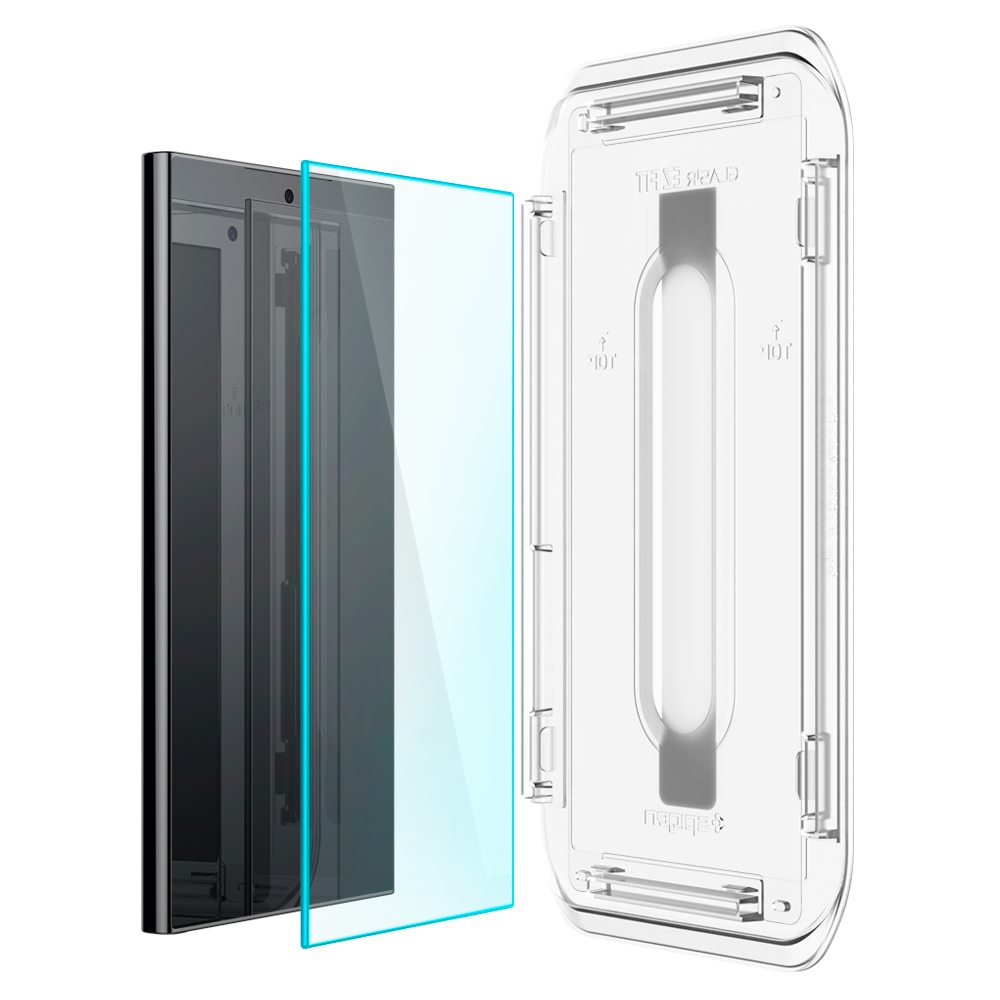 슈피겐 갤럭시 고투명 강화유리 액정필름 글라스tR 이지핏 갤럭시S24 울트라, 2매입 - 상세 이미지 4