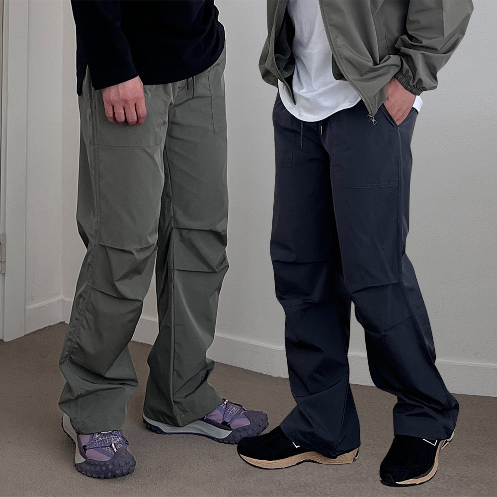 1+1 파라슈트팬츠 고프코어바지 남자바스락팬츠 - 상품 이미지