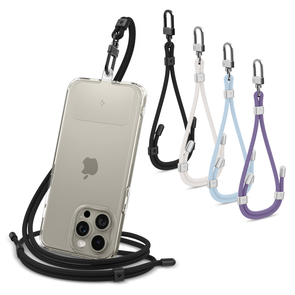 홀더태그형 핸드폰 스트랩 2종 손목 목걸이 크로스 스트랩 여행용 도난방지