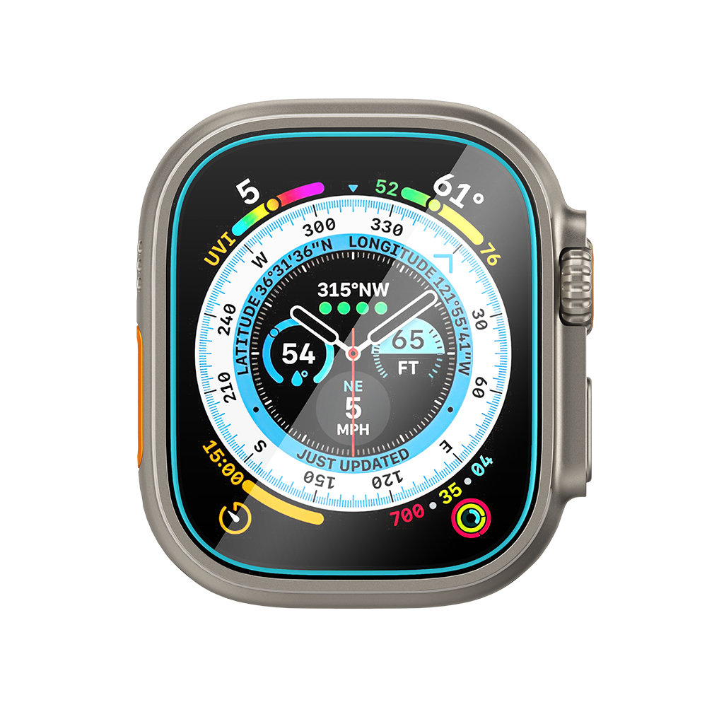 애플워치 울트라 강화유리 3 2 1 호환 액정 보호 필름 글라스tR 이지핏