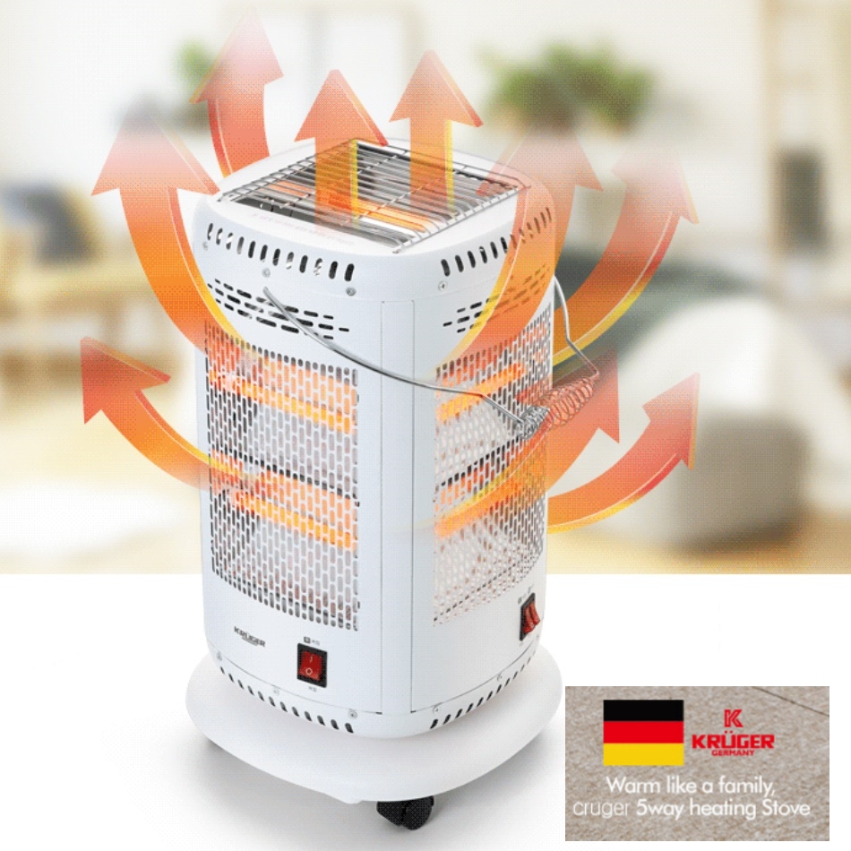 가정용 5방 난로 오면 히터 업소용 전기 난로 사무실 온열기