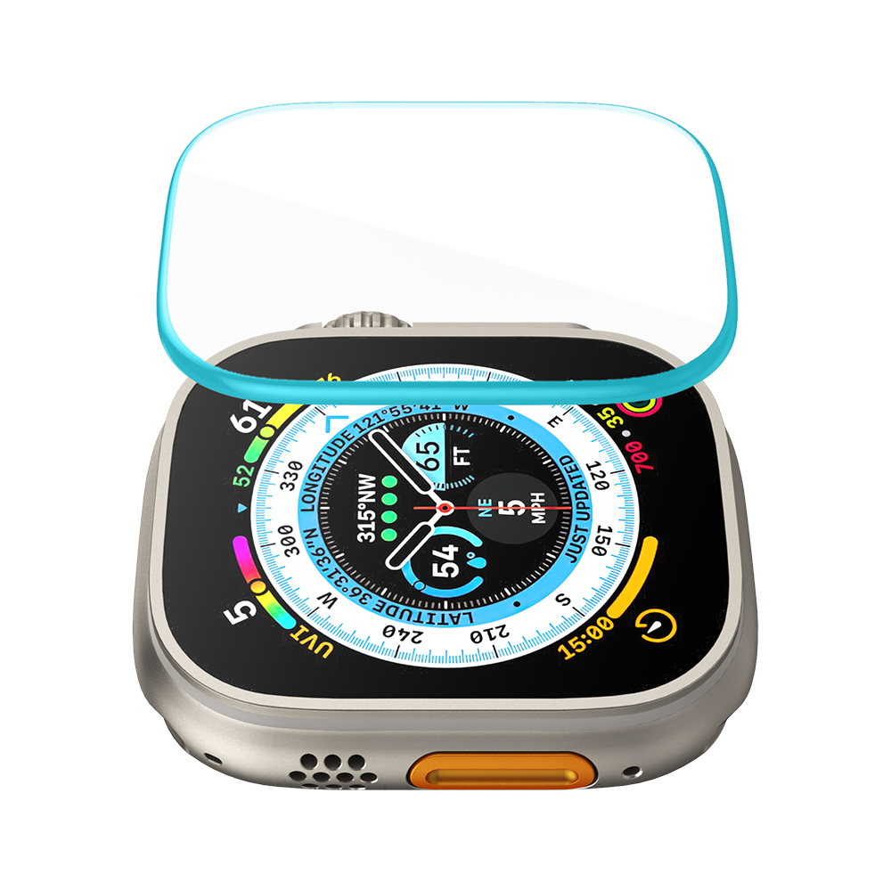 애플워치 울트라 강화유리 3 2 1 호환 액정 보호 필름 글라스tR 이지핏