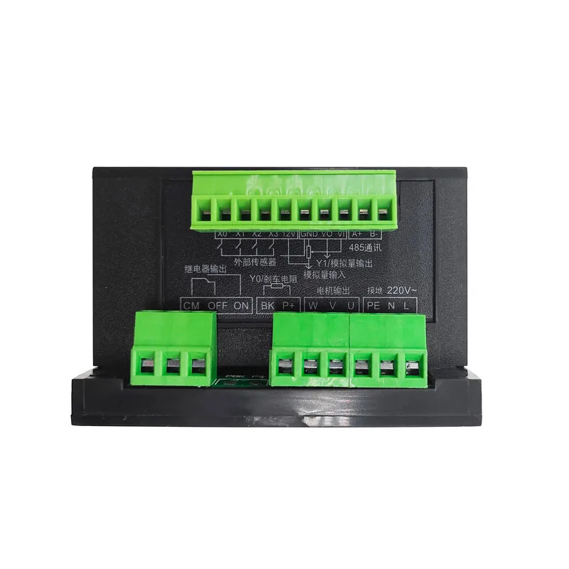 주파수 변환기 전기 인버터 RS485 1.5KW 추가 모터 드라이버 0.75KW MCU 단상 입력 220V 3상출력 0.4KW 1500W