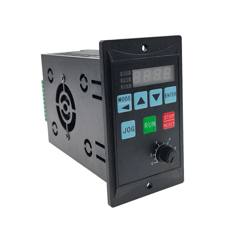 주파수 변환기 전기 인버터 RS485 1.5KW 추가 모터 드라이버 0.75KW MCU 단상 입력 220V 3상출력 0.4KW 1500W