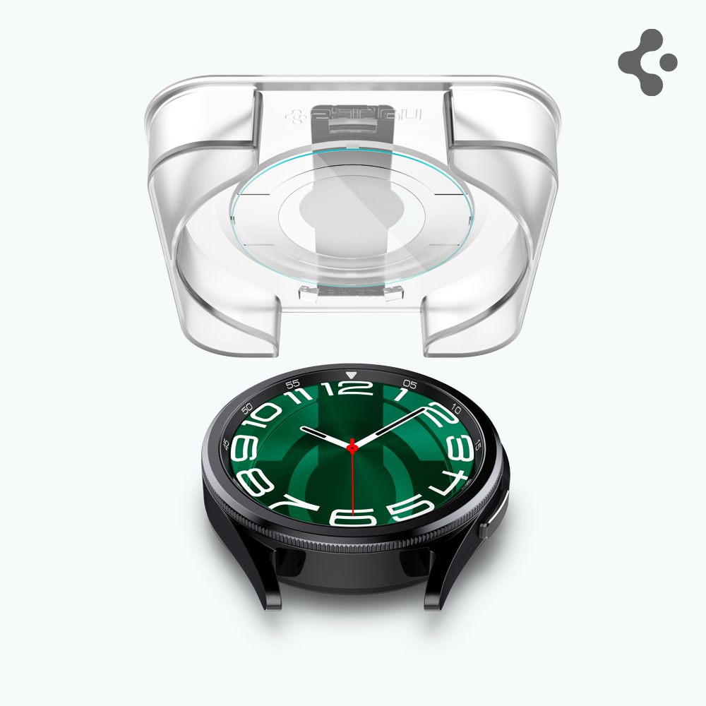 갤럭시워치6 클래식 강화유리 2매 액정보호필름 부착툴 포함 글라스tR이지핏