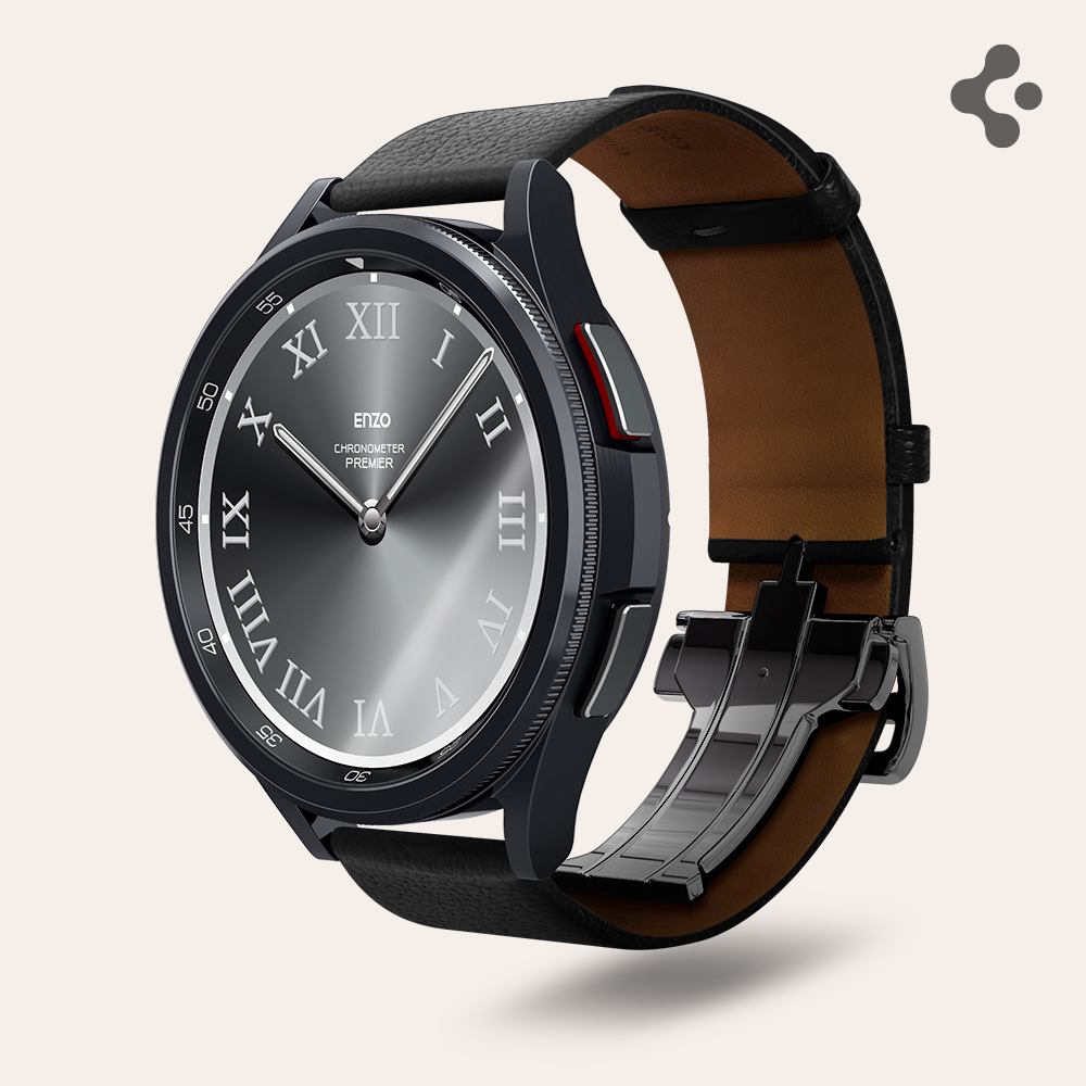 갤럭시워치7 스트랩 FE 갤럭시워치6 5 프로 4 클래식 천연가죽 밴드 엔조