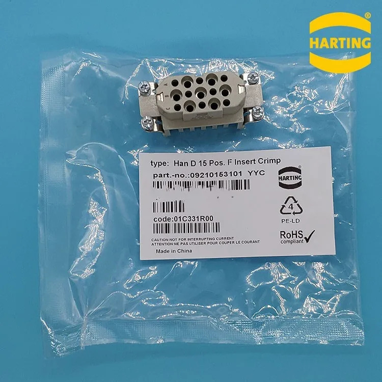 Fanuc 하팅 커넥터 09210153101 Han 15D-F 암 새제품 원본