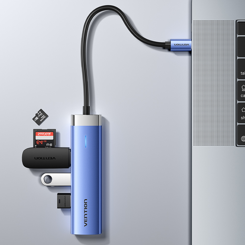 벤션 블루 C타입 HDMI PD USB3.0 멀티허브 TGESB - 상세 이미지 4