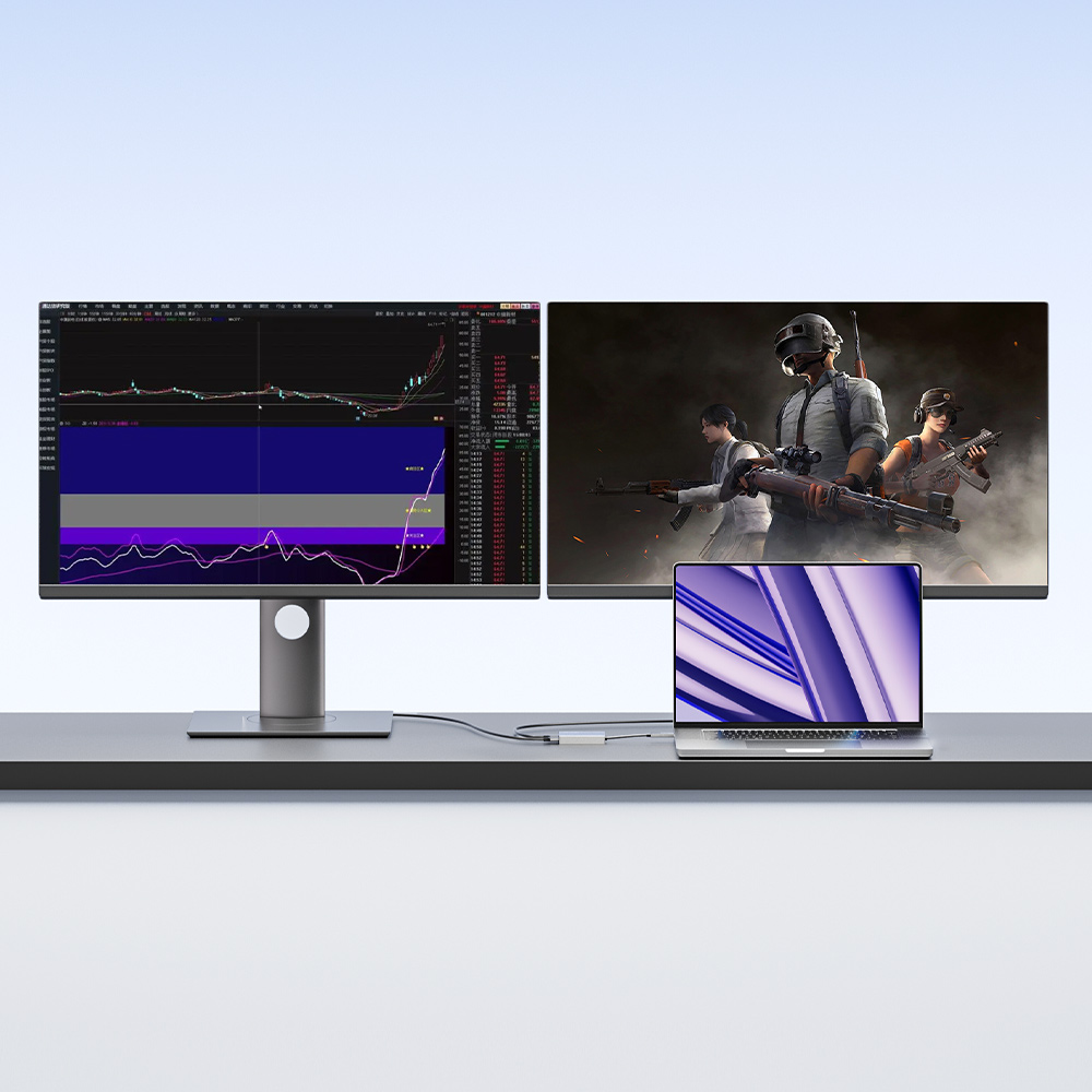 벤션 USB C타입 듀얼 HDMI 4K 60Hz 디스플레이링크 어댑터 ACXHB - 상세 이미지 2