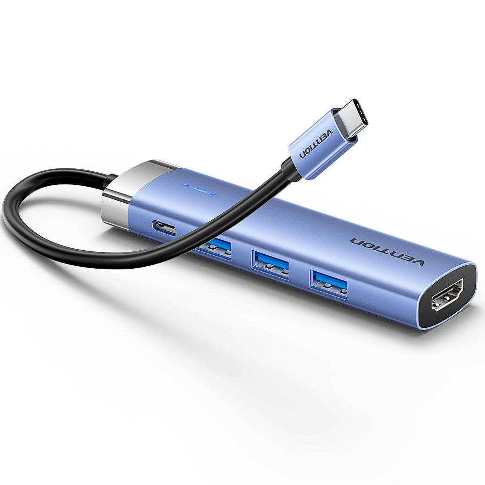 벤션 블루 C타입 HDMI PD USB3.0 멀티허브 TGESB - 상품 이미지