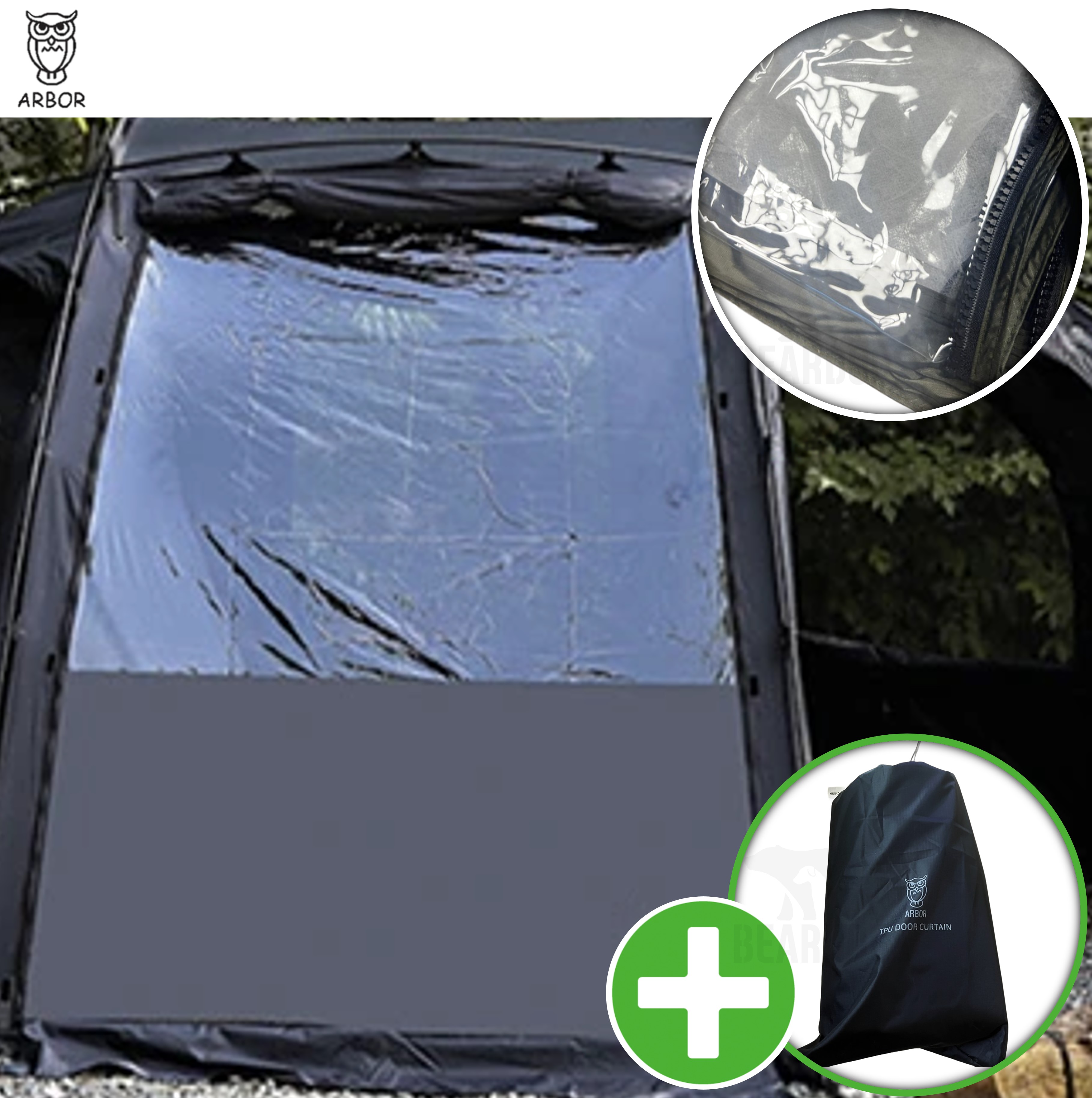 아버 TPU 우레탄 창 패널 쉘터 돔 터널 오발 5 호환