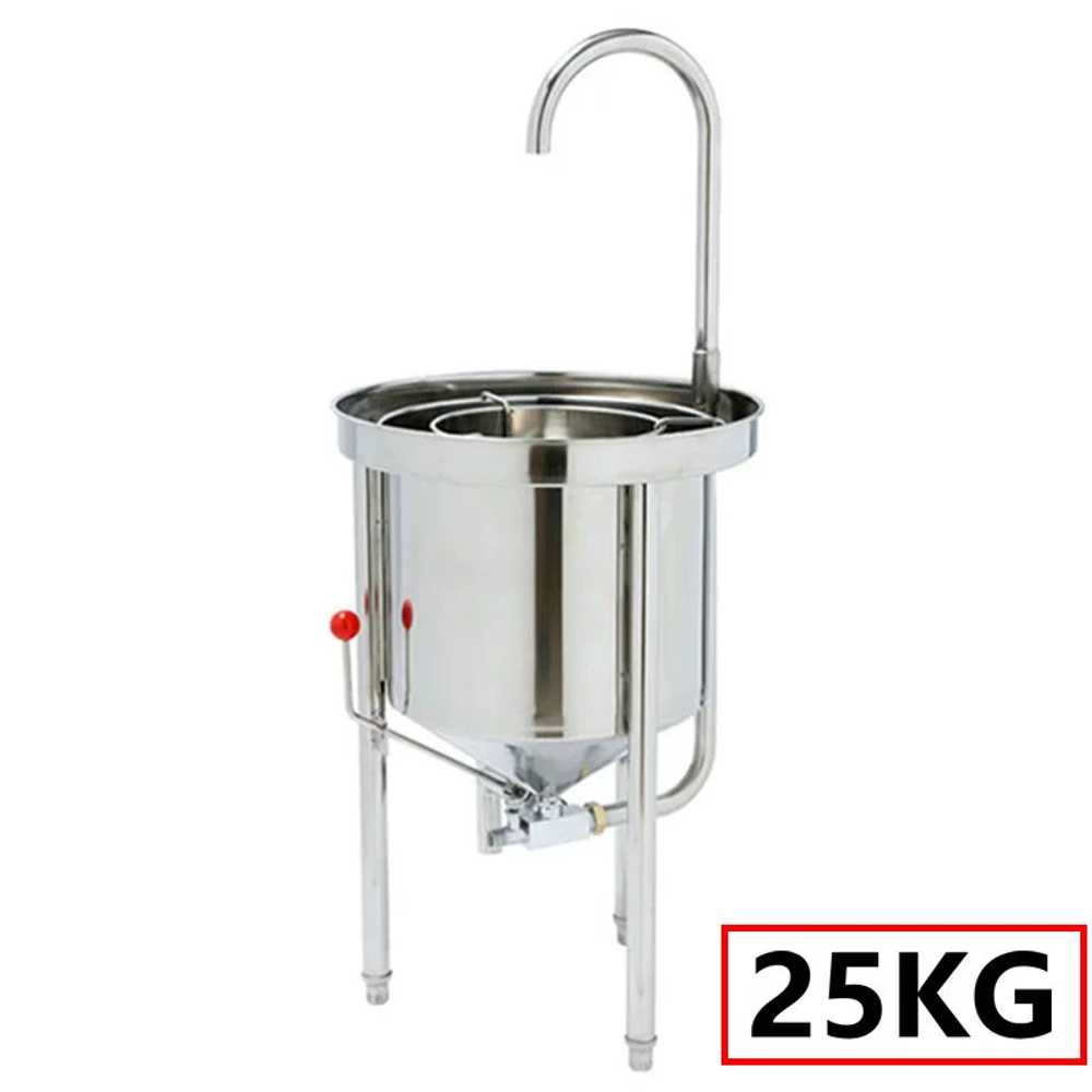 세미기 대용량 자동 업소용 식당 방앗간 쌀 씻는기계 25kg - 상세 이미지 3