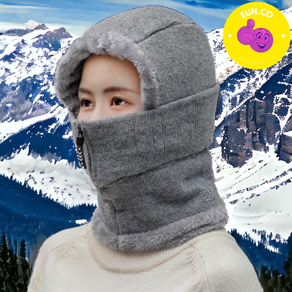 겨울 배달 모자 방한용 러닝 귀도리 - 메인 이미지