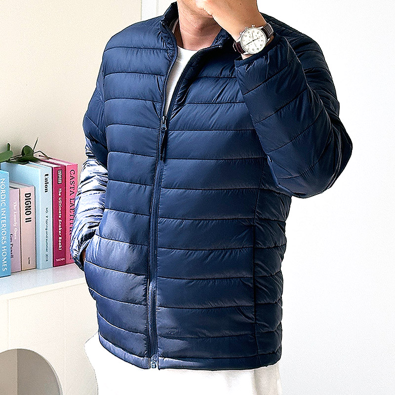 남자경량패딩 깔깔이자켓 가벼운 웰론 점퍼 빅사이즈