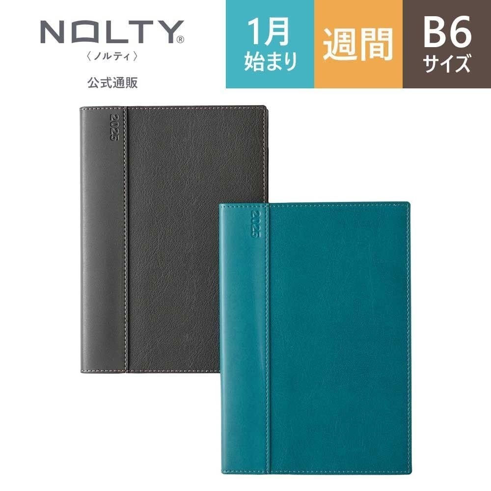 NOLTY 놀티 능률 2025년 B6 버티컬 캐럴 스케줄 수첩