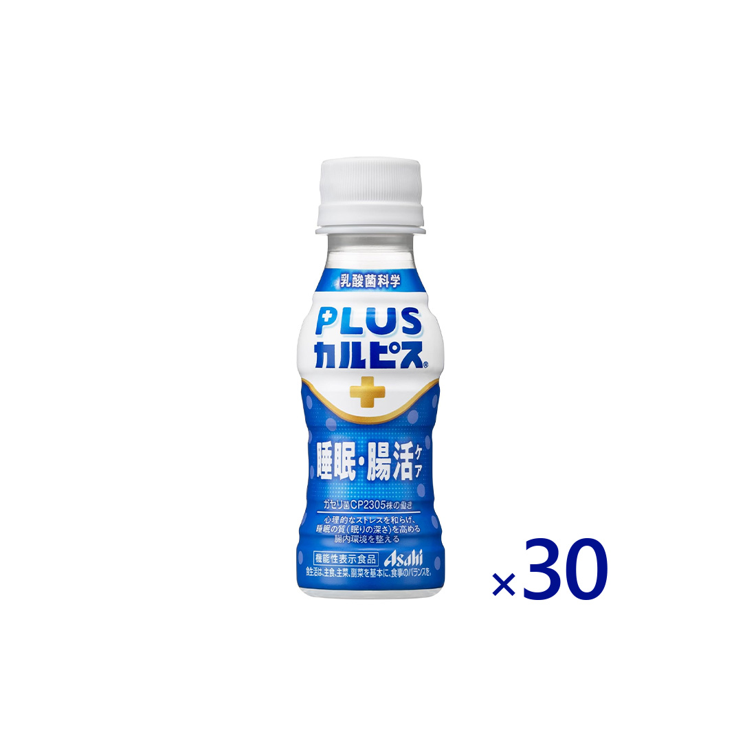 아사히 PLUS 칼피스 수면 장활성 케어 음료 100ml 30개세트 일본직구