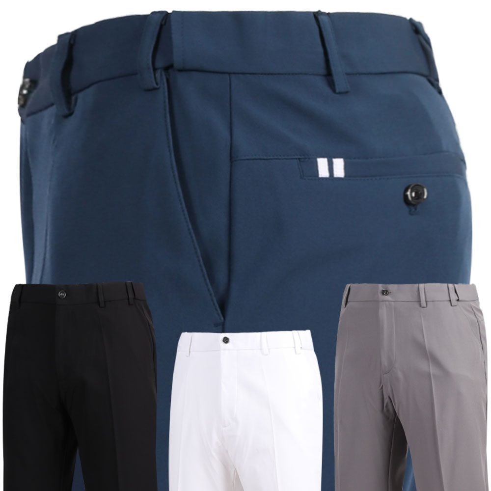 남성 가을골프바지 간절기 흰바지 골프슬랙스