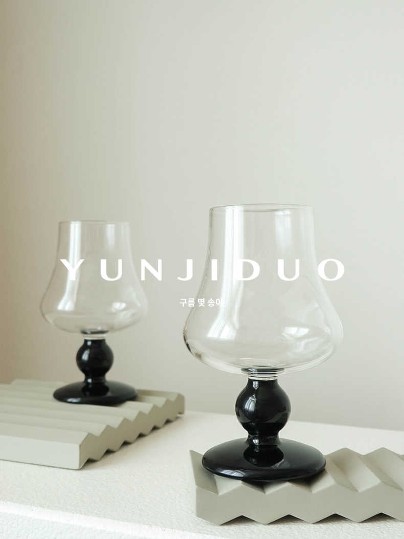 유니크 고블렛잔 독특한 바카랏잔 튤립 샴페인잔 - 상품 이미지