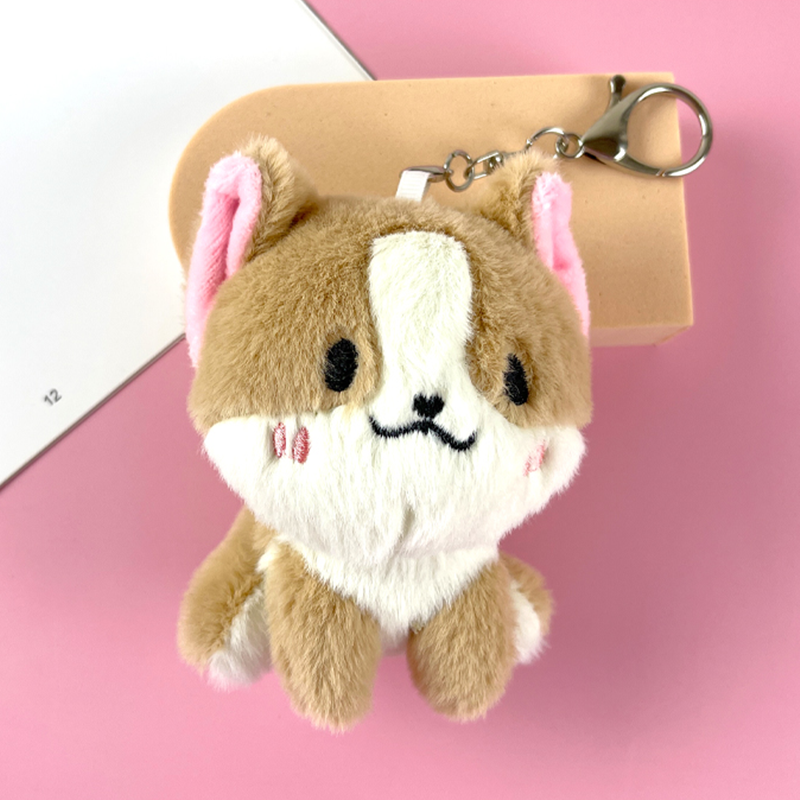 귀여운 댕냥이 고양이인형키링 강아지키링 동물 캐릭터 열쇠고리 파우치 가방 자동차 키홀더 - 상세 이미지 5