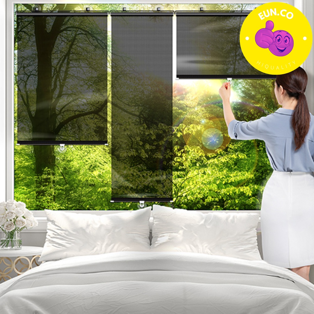 접착 베란다 햇빛 차단 암막 블라인드 붙이는 사생활보호