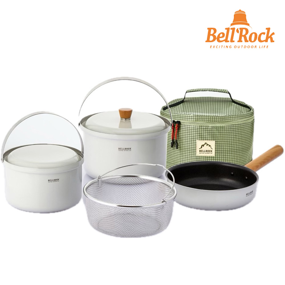 벨락코펠 컬러9L 미스티 그레이 냄비 후라이팬 인덕션 스텐304 통3중