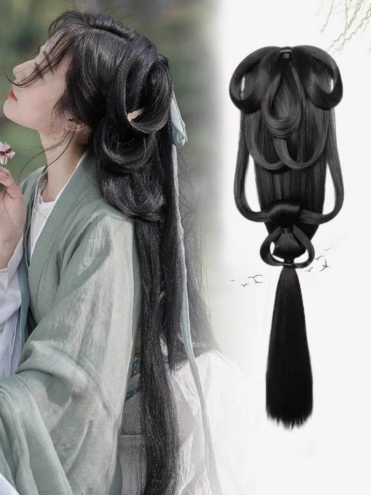 중국사극머리 공주 가채 머리장식 코스튬 드라마 촬영 - 상품 이미지