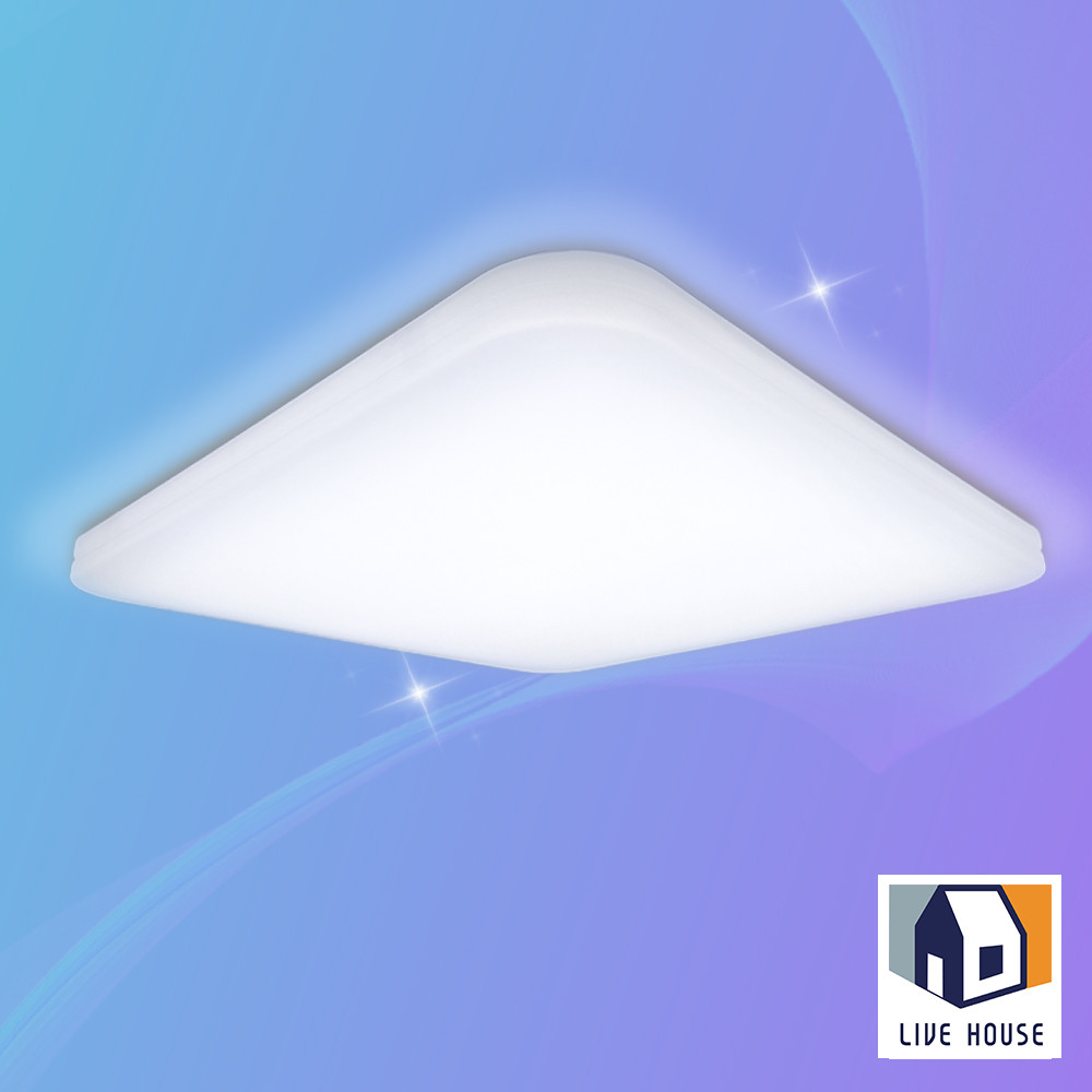 LED 방등 아파트 천장조명 리모컨 퓨어 사각 방등 - 상품 이미지