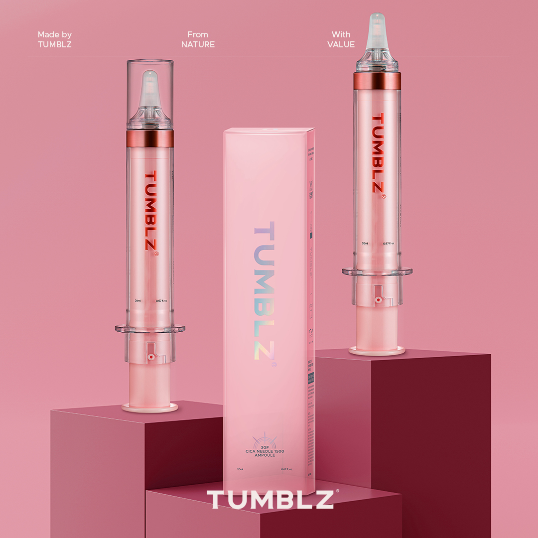 텀블즈 3GF 시카니들 1500 앰플 20ml / EGF+IGF+FGF/ 시카 진정 트러블케어 마이크로니들 앰플 이미지 8